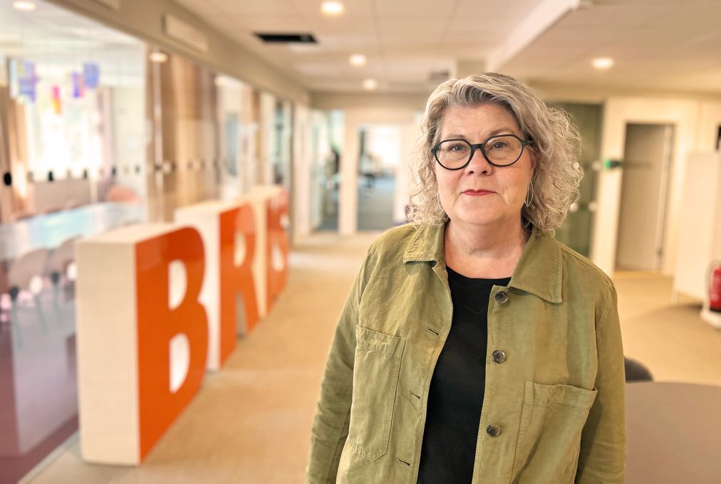 Gunilla Bergsten, chef för den nationella stödlinjen för barn på Bris